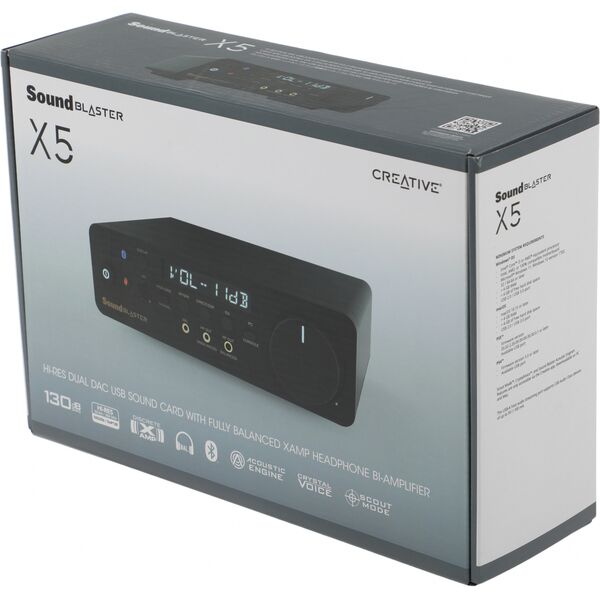 Купить Звуковая карта Creative USB Sound Blaster X5 (Cirrus Logic CS43198) 5.1 RTL [70SB182000000], изображение 17 в интернет-магазине Irkshop.ru