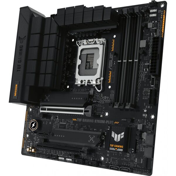 Купить Материнская плата Asus TUF GAMING B760M-PLUS Soc-1700 Intel B760 4xDDR5 mATX AC97 8ch(7.1) 2.5Gg RAID+HDMI+DP, изображение 5 в интернет-магазине Irkshop.ru