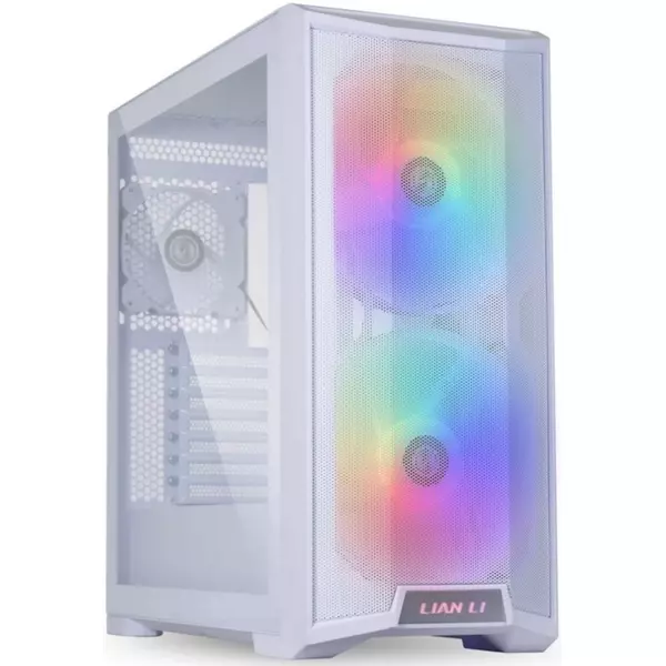 Купить Корпус Lian-Li Lancool 215 белый без БП ATX 6x120mm 4x140mm 2xUSB3.0 audio bott PSU [G99.LAN215W.00] в интернет-магазине Irkshop.ru