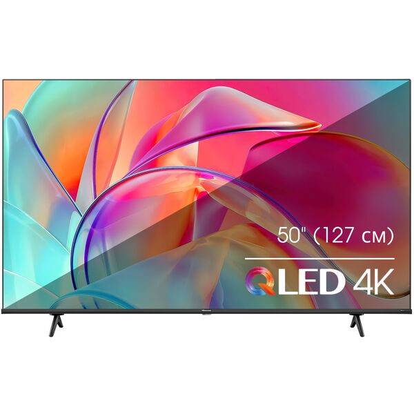 Купить ЖК-телевизор Hisense 50E7KQ 50" QLED 4K Ultra HD 60Hz DVB-T DVB-T2 DVB-C DVB-S DVB-S2 USB WiFi Smart TV черный в интернет-магазине Irkshop.ru