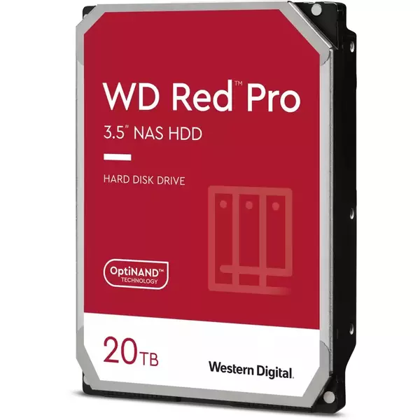 Купить Жесткий диск Western Digital 20Tb NAS Red Pro SATA-III (7200rpm) 512Mb 3.5" [WD201KFGX], изображение 2 в интернет-магазине Irkshop.ru