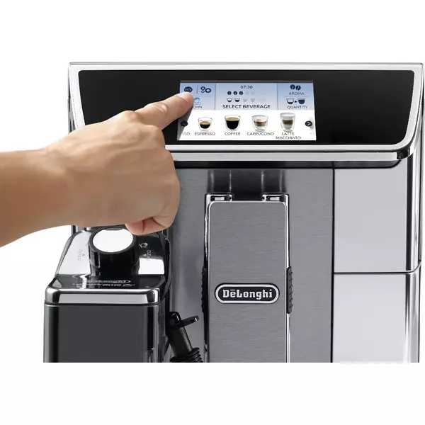 Купить Кофемашина DeLonghi ECAM650.75.MS 1450Вт серебристый, изображение 5 в интернет-магазине Irkshop.ru