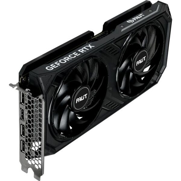 Купить Видеокарта Palit GeForce RTX 4060 8Gb PCI-E 4.0 128bit GDDR6 1830/17000 HDMIx1 DPx3 HDCP RTL (RTX4060 DUAL OC NVIDIA) [NE64060T19P1-1070D], изображение 2 в интернет-магазине Irkshop.ru