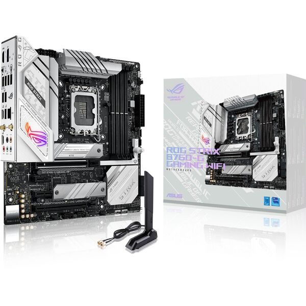 Купить Материнская плата Asus ROG STRIX B760-G GAMING WIFI LGA1700 Intel B760 4xDDR5 mATX AC97 8ch(7.1) 2.5Gg RAID+HDMI+DP, изображение 15 в интернет-магазине Irkshop.ru