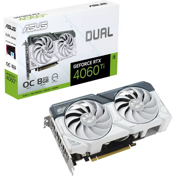 Купить Видеокарта Asus GeForce RTX 4060TI 8Gb PCI-E 4.0 128bit GDDR6 2565/18000 HDMIx1 DPx3 HDCP RTL [DUAL-RTX4060TI-O8G-WHITE], изображение 7 в интернет-магазине Irkshop.ru