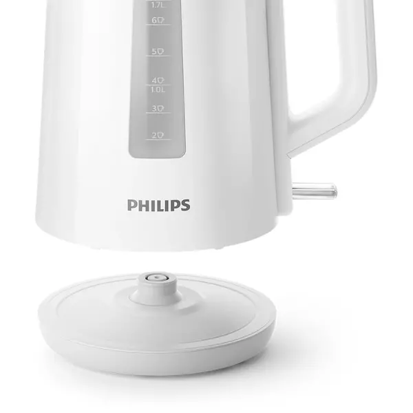 Купить Чайник PHILIPS HD9318/70 1.7 л, подставка с поворотом 360°, пластик, цвет белый/голубой, изображение 6 в интернет-магазине Irkshop.ru