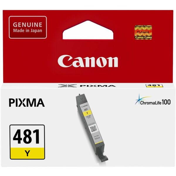 Купить Картридж струйный Canon CLI-481Y желтый (5.6мл) для Pixma TS5140/6140/8140/8540 [2100C001] в интернет-магазине Irkshop.ru