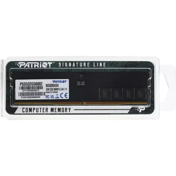 Купить Оперативная память Patriot Signature 32Gb DDR5 5600MHz PC5-44800 CL46 DIMM 288-pin 1.1В dual rank RTL [PSD532G56002], изображение 10 в интернет-магазине Irkshop.ru