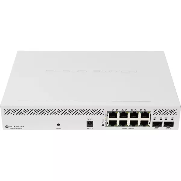 Купить PoE-коммутатор Mikrotik CSS610-8P-2S+IN 8х 1G RJ45, 2х SFP+, раздача PoE 140 Вт, SwitchOS Lite в интернет-магазине Irkshop.ru