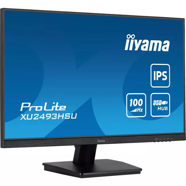 Купить ЖК-монитор Iiyama ProLite XU2493HSU-B6 23.8" IPS LED 1ms 16:9 HDMI M/M матовая 250cd 178гр/178гр 1920x1080 100Hz DP FHD USB 3кг черный, изображение 2 в интернет-магазине Irkshop.ru