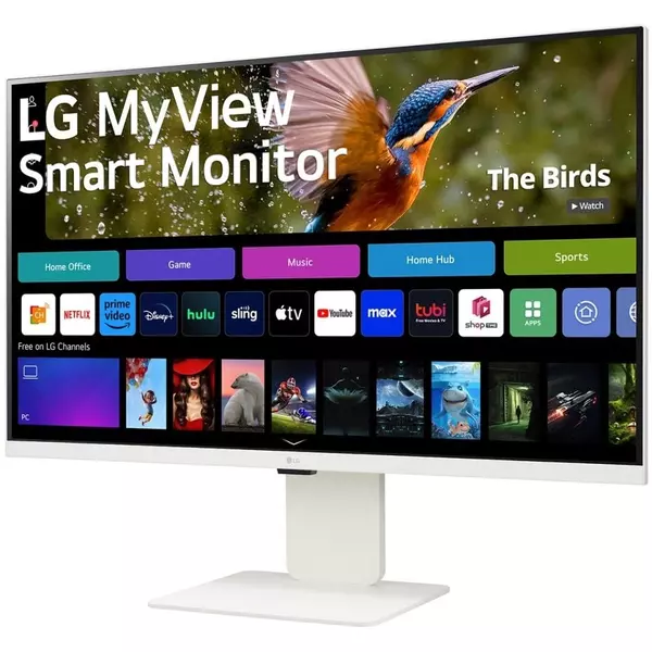 Купить ЖК-монитор LG MyView 32SR85U-W 31.5" IPS LED 16:9 HDMI M/M Cam матовая HAS 400cd 178гр/178гр 3840x2160 60Hz 4K USB 7.7кг белый [32SR85U-W.ARUZ], изображение 5 в интернет-магазине Irkshop.ru