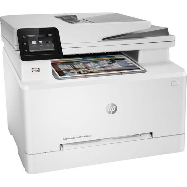 Купить МФУ лазерный HP Color LaserJet Pro M282nw цветной, A4, принтер/копир/сканер, 600dpi, 21ppm, 256+256Mb, ADF50, WiFi, Lan, USB [7KW72A], изображение 2 в интернет-магазине Irkshop.ru