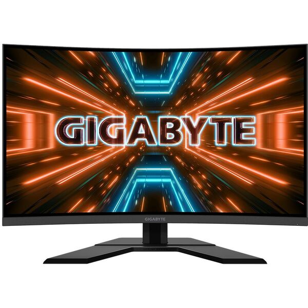 Купить ЖК-монитор GigaByte G32QC A 31.5" VA LED 1ms 16:9 HDMI HAS 350cd 178гр/178гр 2560x1440 165Hz DP 2K USB 7.8кг черный [9DGG32QCA-00-3ABEK] в интернет-магазине Irkshop.ru