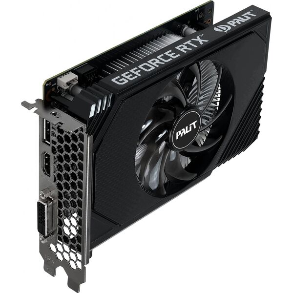 Купить Видеокарта Palit GeForce RTX 3050 6Gb PCI-E 4.0 96bit GDDR6 1042/14000 DVIx1 HDMIx1 DPx1 HDCP RTL (RTX3050 STORMX NVIDIA) [NE63050018JE-1070F], изображение 3 в интернет-магазине Irkshop.ru