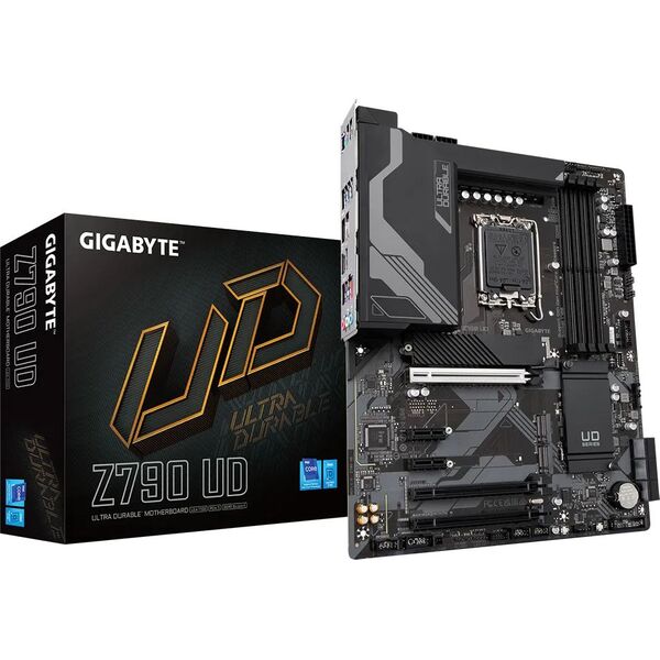 Купить Материнская плата GigaByte Z790 UD LGA1700 Intel Z790 4xDDR5 ATX AC97 8ch(7.1) 2.5Gg RAID+HDMI+DP, изображение 7 в интернет-магазине Irkshop.ru