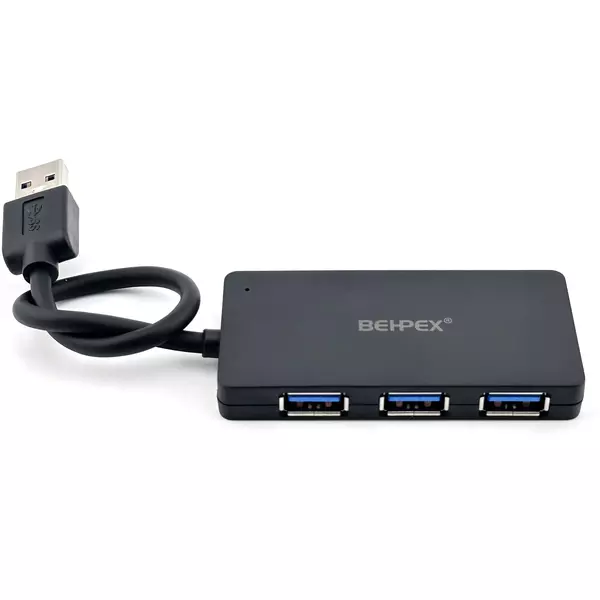 Купить Разветвитель USB 3.0  BPH-3013 4порт. черный, изображение 2 в интернет-магазине Irkshop.ru