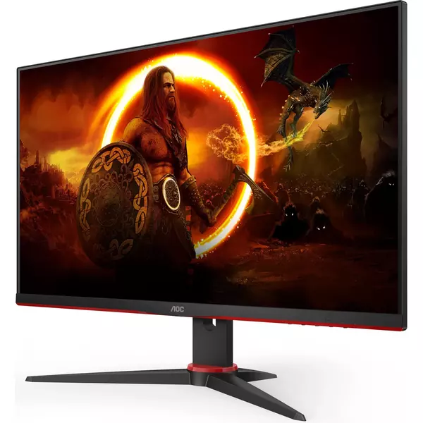 Купить ЖК-монитор AOC 24G2SPAE 23.8" IPS LED 1ms 16:9 HDMI M/M матовая 250cd 178гр/178гр 1920x1080 165Hz FreeSync Premium VGA DP FHD 3.75кг черный/красный, изображение 3 в интернет-магазине Irkshop.ru