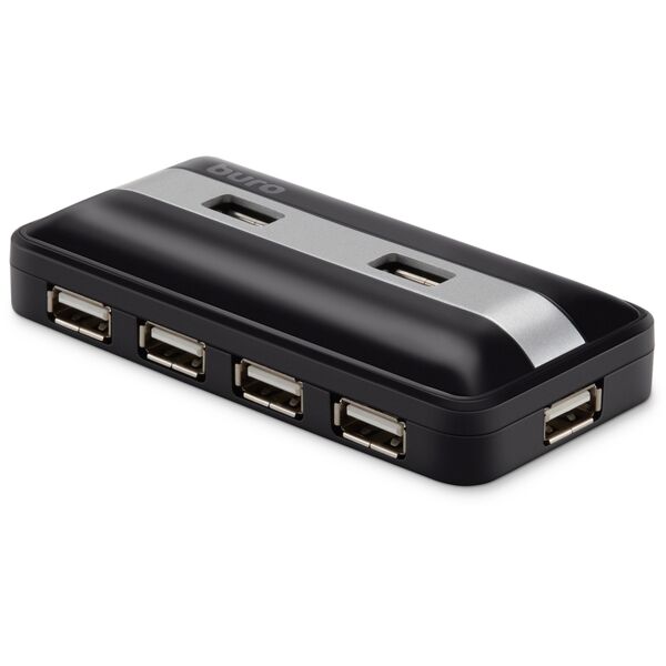 Купить Разветвитель USB 2.0 BURO BU-HUB7-U2.0 7порт. черный в интернет-магазине Irkshop.ru