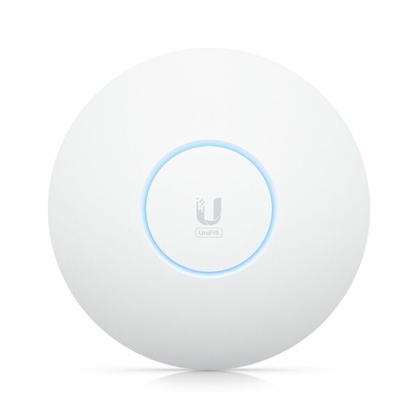 Купить Точка доступа Wi-Fi Ubiquiti U6-Enterprise UniFi 6 AP, 2.4+5 ГГц, Wi-Fi 6E, 4х4 MU-MIMO, 802.3at, 1х 2.5G RJ45 в интернет-магазине Irkshop.ru