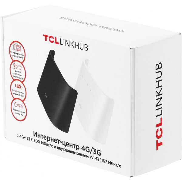 Купить Интернет-центр TCL Linkhub HH63 100/1000/10000BASE-T/3G/4G/4G+ cat.6 черный [HH63V1-2ALCRU1-1], изображение 13 в интернет-магазине Irkshop.ru