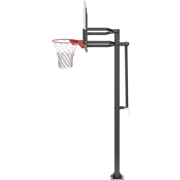 Баскетбол: Баскетбольная стойка стационарная UNIX line B-Stand-TG 54"x32" R45 H230-305 см фотографии