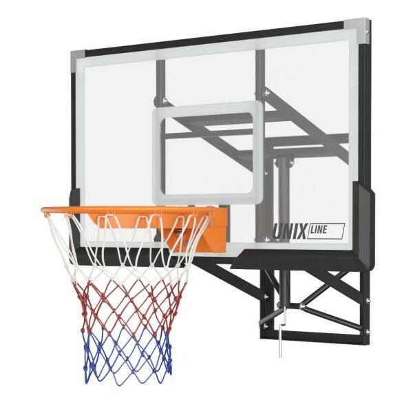 Баскетбол: Баскетбольный щит регулируемый UNIX line B-Backboard-PC 50"x32" R45 фотографии