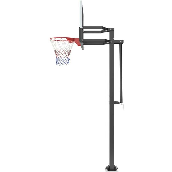 Баскетбол: Баскетбольная стойка стационарная UNIX line B-Stand-PC 54"x32" R45 H230-305 см фотографии