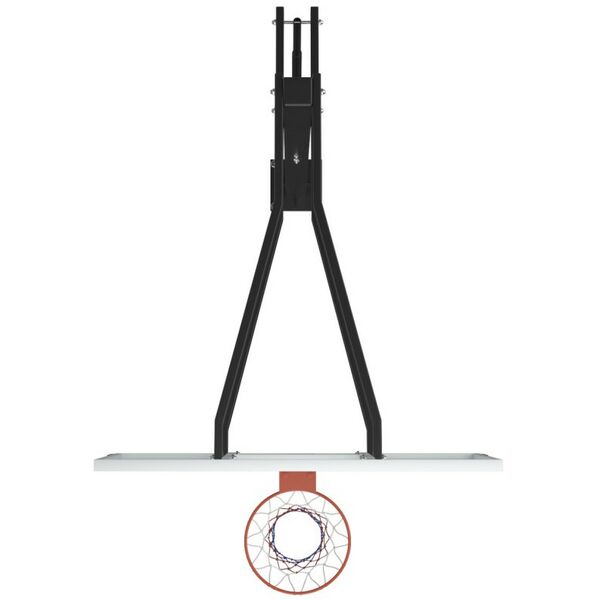 Баскетбол: Баскетбольная стойка стационарная UNIX line B-Stand-PC 72"x42" R45 H230-305 см фотографии