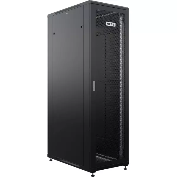 Купить Шкаф серверный Премиум напольный NTSS NTSS-R42U80100PD/PDD-BL 42U 800x1000мм пер.дв.перфор. металл 900кг серый 910мм 160кг 1987мм IP20 сталь, изображение 3 в интернет-магазине Irkshop.ru