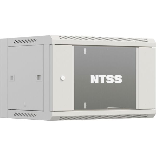 Купить Шкаф коммутационный Премиум настенный NTSS NTSS-W6U6045GS-2 6U 600x450мм пер.дв.стекл 60кг серый 365мм 16кг 220град. 370мм IP20 сталь, изображение 2 в интернет-магазине Irkshop.ru