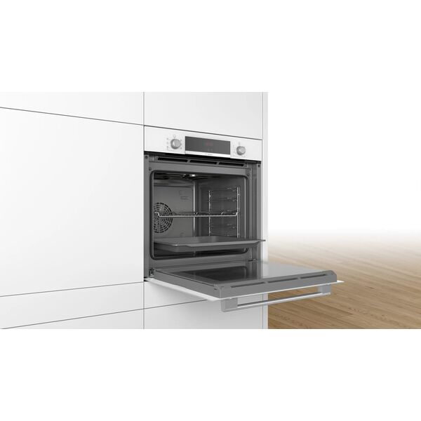 Купить Духовой шкаф BOSCH HBA533BW1 Serie 6 белый, изображение 4 в интернет-магазине Irkshop.ru