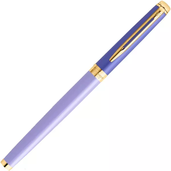 Купить Ручка перьевая Waterman Hemisphere Colour Blocking Purple GT сталь нержавеющая/позолота [2179900], изображение 3 в интернет-магазине Irkshop.ru