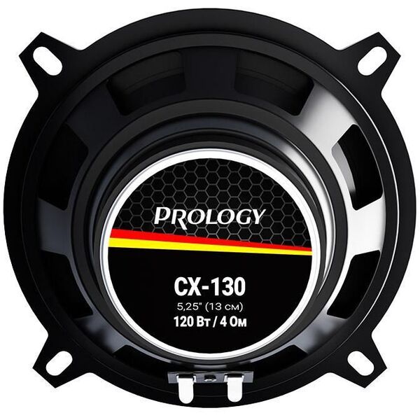 Купить Колонки автомобильные Prology CX-130 120Вт 88дБ 4Ом 13см (5дюйм) 2 шт коаксиальные двухполосные [PRCX130] в интернет-магазине Irkshop.ru