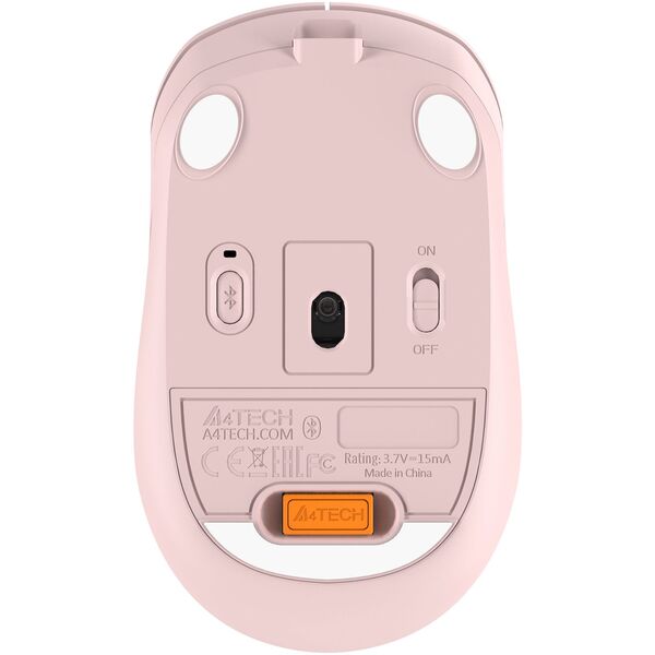 Купить Мышь A4-Tech Fstyler FB10CS BABY PINK розовый оптическая 2000dpi silent беспров. BT/Radio USB 4but, изображение 11 в интернет-магазине Irkshop.ru