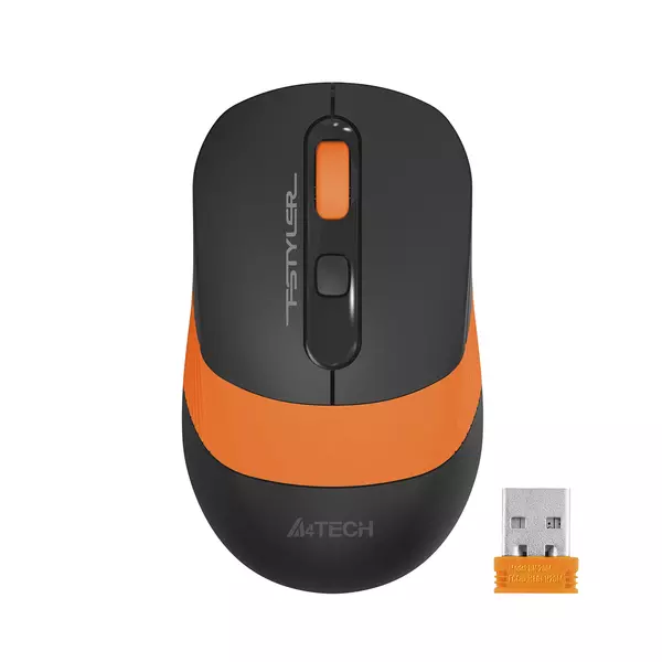 Купить Мышь A4-Tech Fstyler FG10 Orange черный/оранжевый оптическая 2000dpi беспров. USB 4but, изображение 8 в интернет-магазине Irkshop.ru