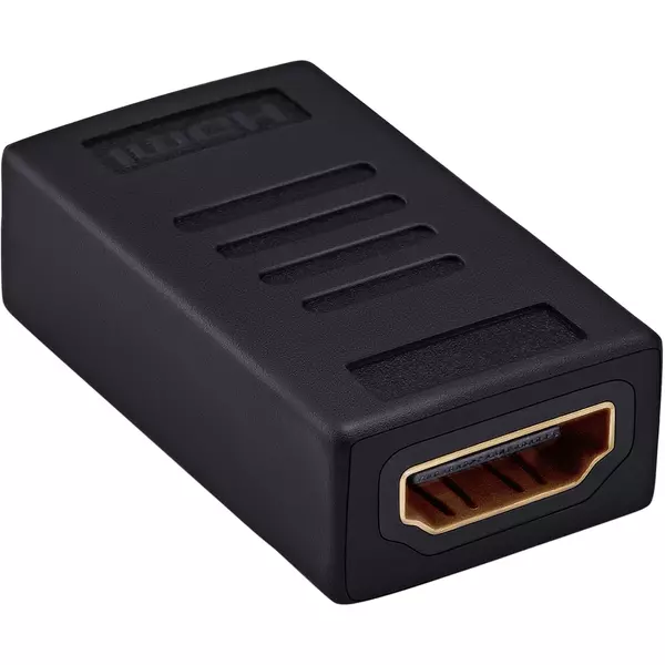 Купить Адаптер аудио-видео BURO HDMI (f)/HDMI (f) позолоч.конт. черный [BHP-ADP-HDMI-2.0], изображение 2 в интернет-магазине Irkshop.ru