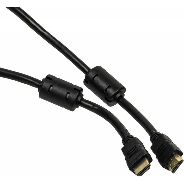 Купить Кабель соединительный аудио-видео Ningbo HDMI-5M-MG HDMI (m)/HDMI (m) 5м. феррит.кольца позолоч.конт. черный [HDMI-5M-MG(VER1.4)BL], изображение 2 в интернет-магазине Irkshop.ru