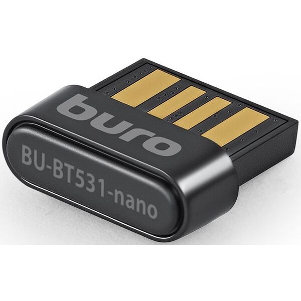 Купить Адаптер USB BURO BU-BT531-NANO BT5.3+EDR class 1.5 20м черный в интернет-магазине Irkshop.ru