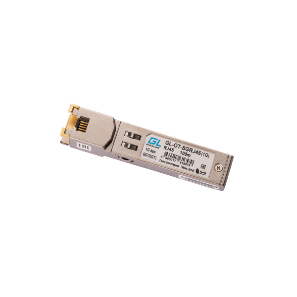 Купить Модуль Gigalink GL-OT-SGRJ45(1G) SFP, 1000 Мбит/с, UTP, RJ45 (до 100м) в интернет-магазине Irkshop.ru