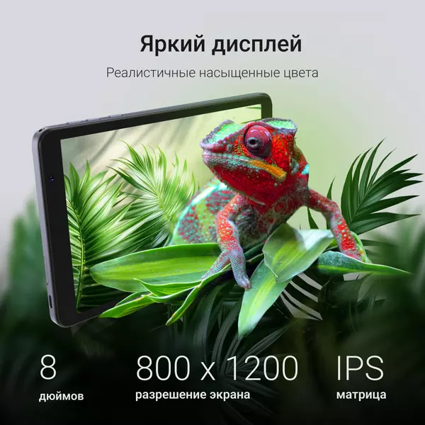 Купить Планшет Digma Q8 SC9863A (1.6) 8C RAM3Gb ROM32Gb 8 IPS 800x1200 4G 2Sim Android 14 серый 5Mpix 2Mpix BT WiFi microSD 128Gb 4500mAh [DA6B8P01], изображение 17 в интернет-магазине Irkshop.ru