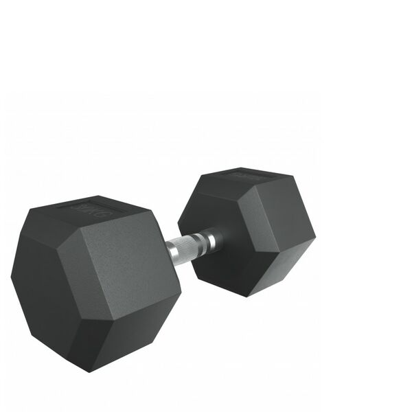 Гантель гексагональная UNIX Fit 30 кг обрезиненная фотографии