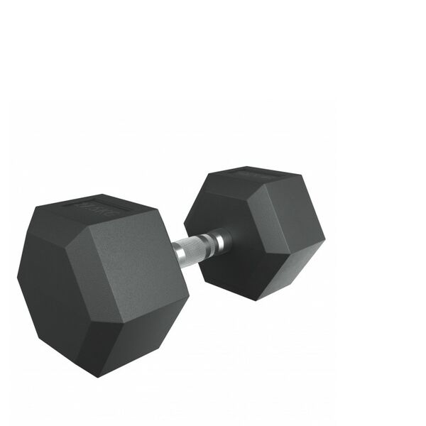 Гантель гексагональная UNIX Fit 27.5 кг обрезиненная фотографии
