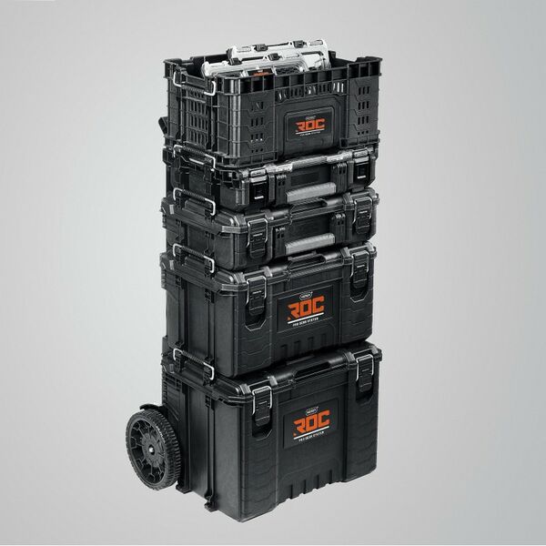 Тележка с пластиковым ящиком Keter ROC PRO GEAR 2.0 22" [38370] фотографии