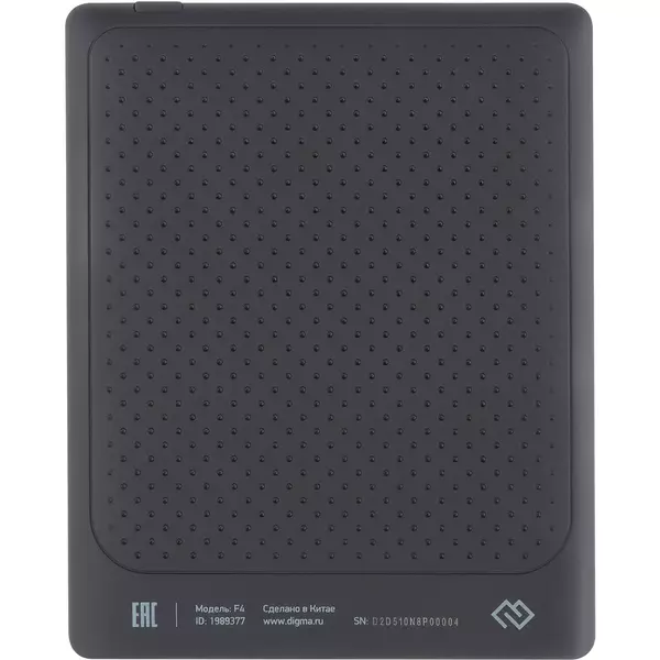 Электронная книга Digma F4 5.83" E-Ink 680x920 Touch Screen 1.2Ghz 1Gb/8Gb/SD/microSDHC/подсветка дисплея черный [F4B] фотографии