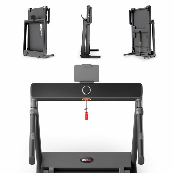 Беговая дорожка UNIX Fit Hi-tech F4 Space Grey фотографии