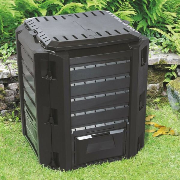 Компостеры: Компостер садовый Prosperplast 380л Compogreen IKST380C черный фотографии