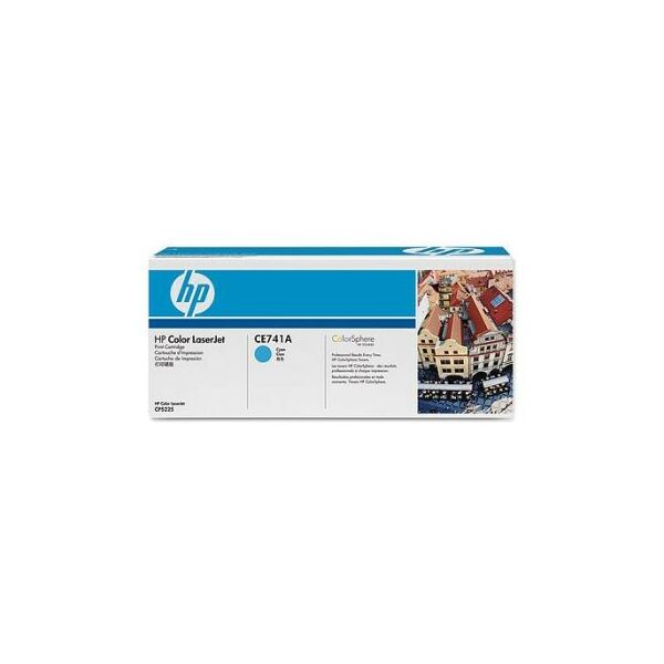 Для HP (оригинал): Картридж HP CE741A Cyan для hp Color LaserJet CP5225 фотографии