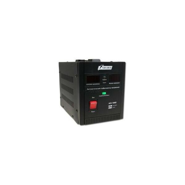 Стабилизаторы напряжения: Стабилизатор PowerMAN AVS 1500D Black вх.140-260 В, вых.220 В ± 8%, 1500ВА, 1 розетка Euro фотографии
