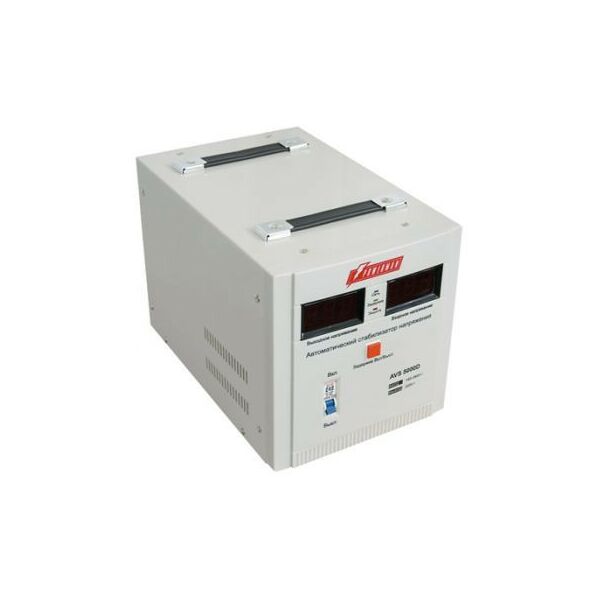 Стабилизаторы напряжения: Стабилизатор PowerMAN AVS 1500D White вх.140-260 В, вых.220 В ± 8%, 1500ВА, клеммы для подключения фотографии