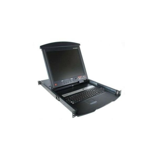 KVM-переключатели: KVM-переключатель ATEN ALTUSEN KL1516AMRG 1U 16-port Dual Rail LCD KVM Switch, кл-ра+мышь USB или PS/2 +VGA 15pin, 17" LCD [KL1516AMRG] фотографии